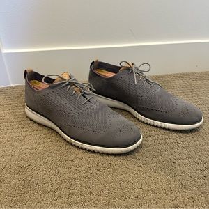 Cole Haan 2.ZEROGRAND Stitchlite Wingtip Oxfords Mens Size 14 M gray Shoes